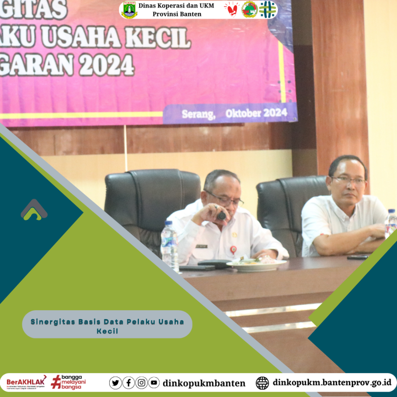 Sinergitas Basis Data Pelaku Usaha Kecil