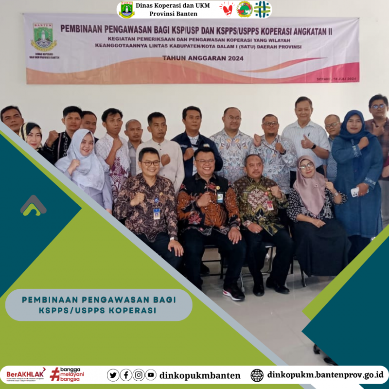 Pembukaan pembinaan pengawasan bagi KSP/USP dan KSPPS/USPPS Koperasi