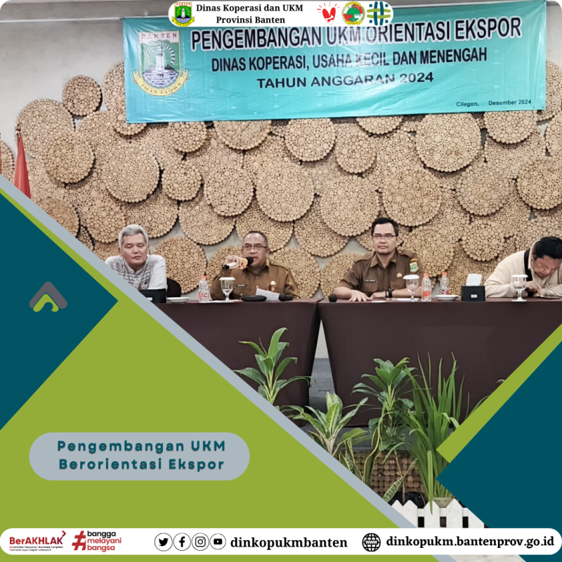 Pengembangan UKM Berorientasi Ekspor