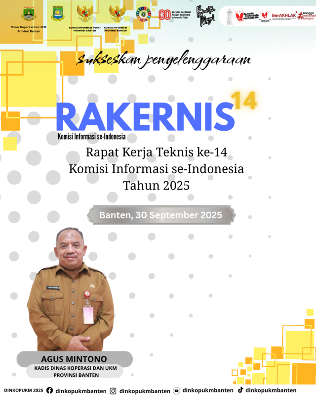 Banten Tuan Rumah Rakornas dan Rakernis Komisi Informasi se-Indonesia