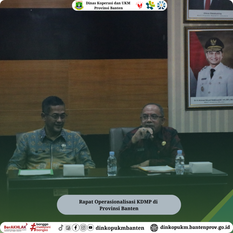 Rapat Operasionalisasi KDMP di Provinsi Banten