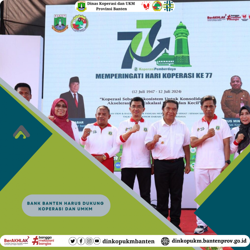 Pj Gubernur Banten Al Muktabar: Bank Banten Harus Dukung Koperasi dan UMKM