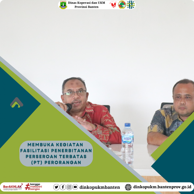 Fasilitasi Penerbitanan Perseroan Terbatas (Pt) Perorangan
