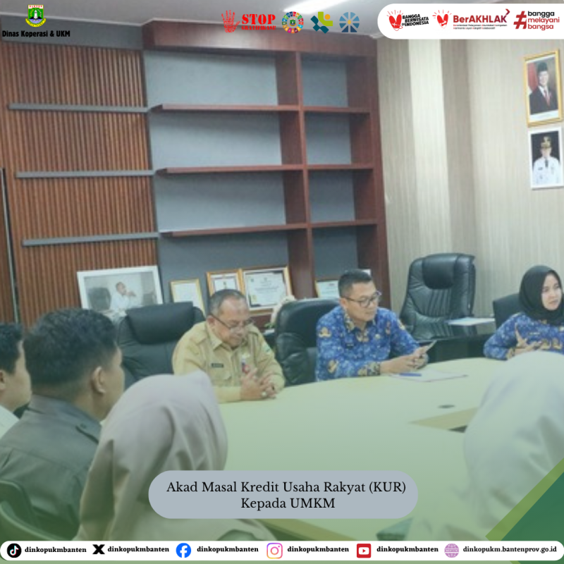 Akad Masal Kredit Usaha Rakyat (KUR) Kepada UMKM