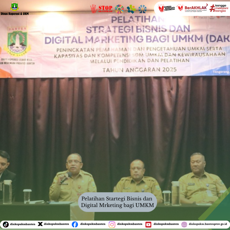 Pelatihan Startegi Bisnis dan Digital Marketing bagi UMKM