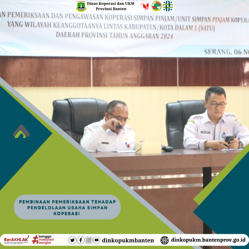 PEMBINAAN PEMERIKSAAN TEHADAP PENGELOLAAN USAHA SIMPAN KOPERASI