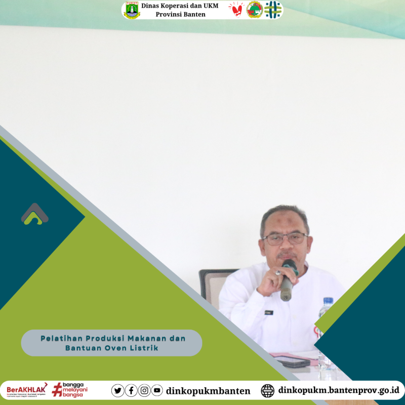 Pelatihan Produksi Makanan dan Bantuan Oven Listrik