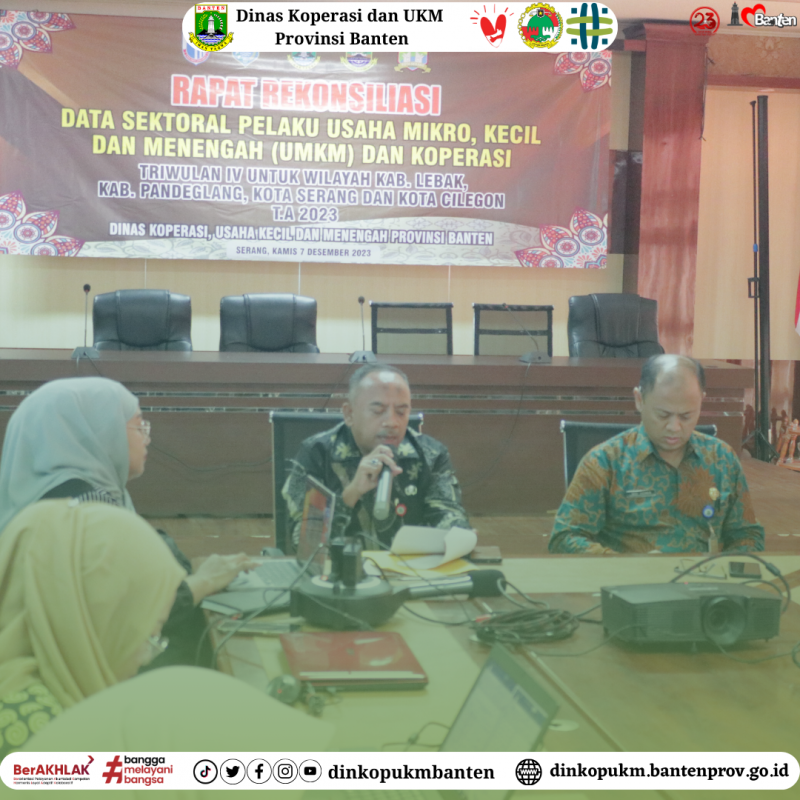 REKONSILIASI DATA PELAKU USAHA UMKM PROVINSI BANTEN TAHUN 2023