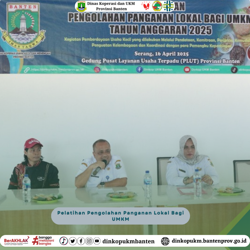 Pelatihan Pengolahan Panganan Lokal Bagi UMKM